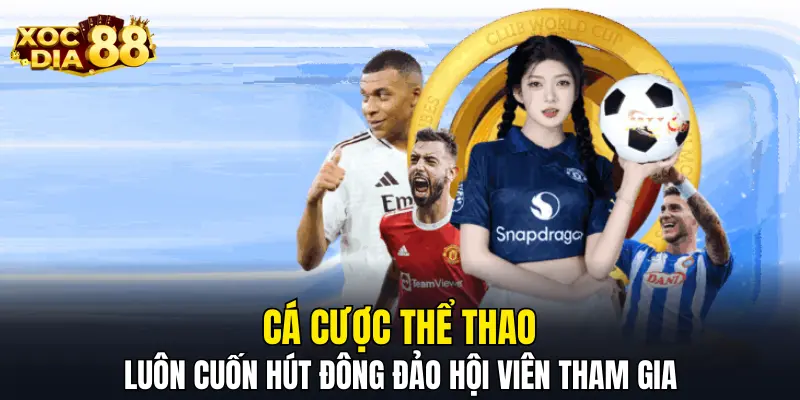 Cá cược thể thao luôn cuốn hút đông đảo hội viên tham gia Cá cược thể thao luôn cuốn hút đông đảo hội viên tham gia