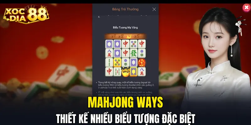 Mahjong Ways thiết kế nhiều biểu tượng đặc biệt Mahjong Ways thiết kế nhiều biểu tượng đặc biệt